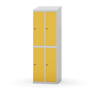 Garderobeskap Novis skrått tak 2:2 B60