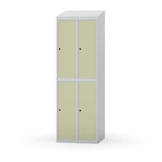 Garderobeskap Novis skrått tak 2:2 B60