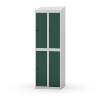 Garderobeskap Novis skrått tak 2:2 B60