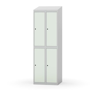 Garderobeskap Novis skrått tak 2:2 B60