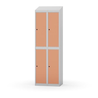 Garderobeskap Novis skrått tak 2:2 B60