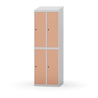 Garderobeskap Novis skrått tak 2:2 B60