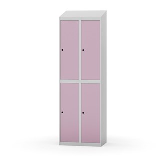 Garderobeskap Novis skrått tak 2:2 B60