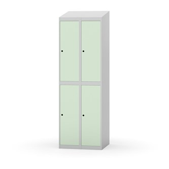 Garderobeskap Novis skrått tak 2:2 B60