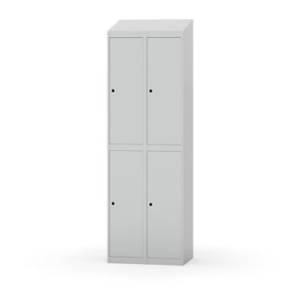 Garderobeskap Novis skrått tak 2:2 B60