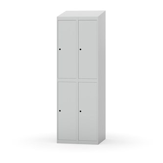 Garderobeskap Novis skrått tak 2:2 B60