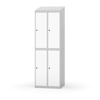 Garderobeskap Novis skrått tak 2:2 B60