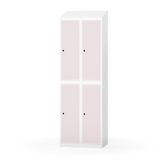 Garderobeskap Novis skrått tak 2:2 B60