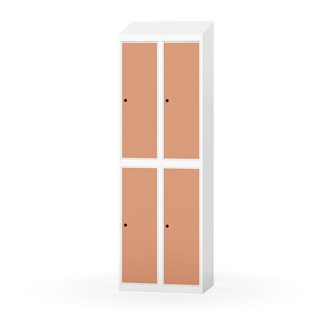 Garderobeskap Novis skrått tak 2:2 B60