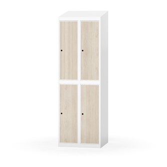 Garderobeskap Novis skrått tak 2:2 B60