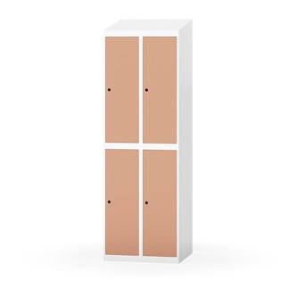 Garderobeskap Novis skrått tak 2:2 B60