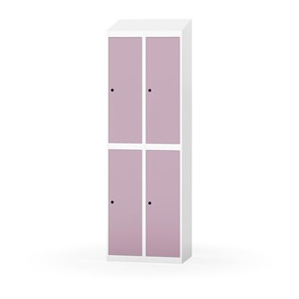 Garderobeskap Novis skrått tak 2:2 B60