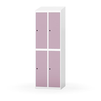 Garderobeskap Novis skrått tak 2:2 B60