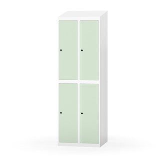 Garderobeskap Novis skrått tak 2:2 B60