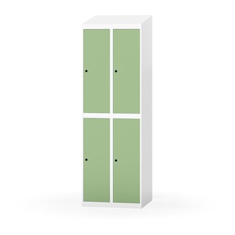 Garderobeskap Novis skrått tak 2:2 B60