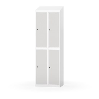 Garderobeskap Novis skrått tak 2:2 B60