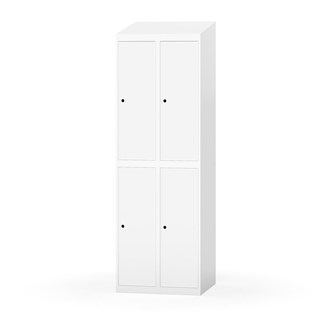 Garderobeskap Novis skrått tak 2:2 B60
