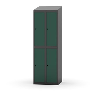 Garderobeskap Novis skrått tak 2:2 B60