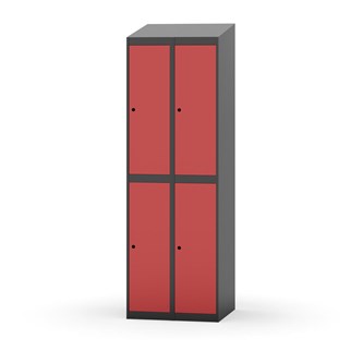 Garderobeskap Novis skrått tak 2:2 B60