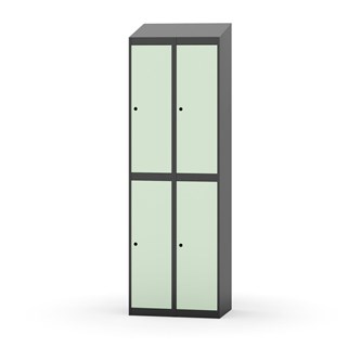 Garderobeskap Novis skrått tak 2:2 B60