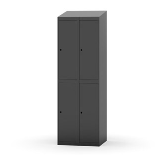 Garderobeskap Novis skrått tak 2:2 B60