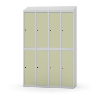 Garderobeskap Novis skrått tak 2:4 B120