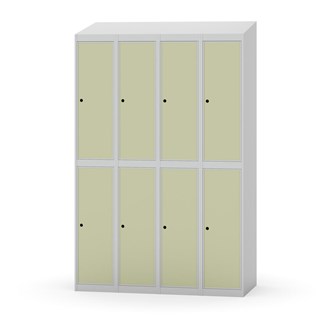 Garderobeskap Novis skrått tak 2:4 B120