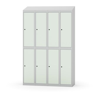 Garderobeskap Novis skrått tak 2:4 B120