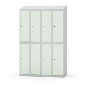 Garderobeskap Novis skrått tak 2:4 B120