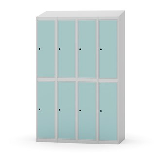 Garderobeskap Novis skrått tak 2:4 B120