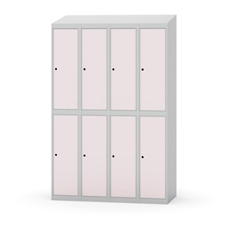 Garderobeskap Novis skrått tak 2:4 B120