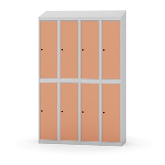 Garderobeskap Novis skrått tak 2:4 B120