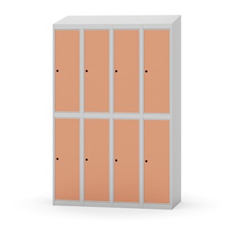 Garderobeskap Novis skrått tak 2:4 B120