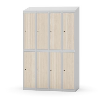 Garderobeskap Novis skrått tak 2:4 B120