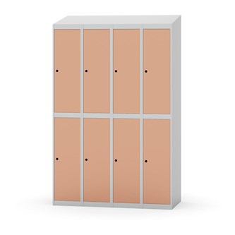 Garderobeskap Novis skrått tak 2:4 B120