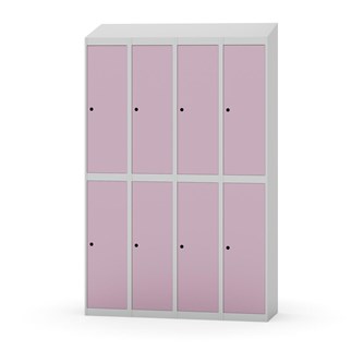 Garderobeskap Novis skrått tak 2:4 B120