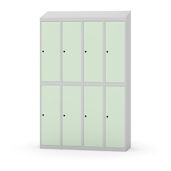 Garderobeskap Novis skrått tak 2:4 B120