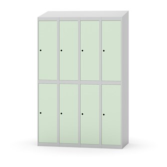 Garderobeskap Novis skrått tak 2:4 B120