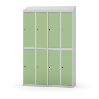 Garderobeskap Novis skrått tak 2:4 B120