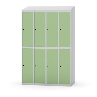 Garderobeskap Novis skrått tak 2:4 B120