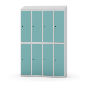 Garderobeskap Novis skrått tak 2:4 B120