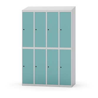 Garderobeskap Novis skrått tak 2:4 B120