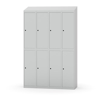 Garderobeskap Novis skrått tak 2:4 B120