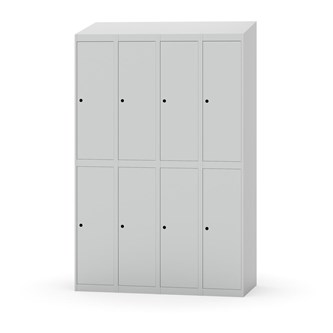 Garderobeskap Novis skrått tak 2:4 B120