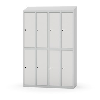 Garderobeskap Novis skrått tak 2:4 B120