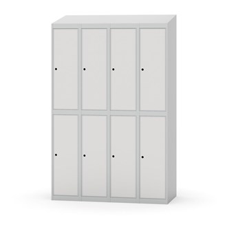 Garderobeskap Novis skrått tak 2:4 B120