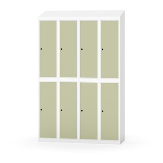 Garderobeskap Novis skrått tak 2:4 B120