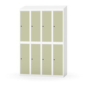 Garderobeskap Novis skrått tak 2:4 B120