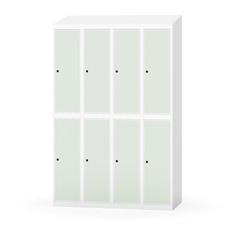 Garderobeskap Novis skrått tak 2:4 B120