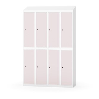 Garderobeskap Novis skrått tak 2:4 B120